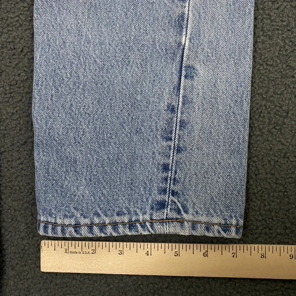 Vintage 90s Levis 501xx Jeans FITS 29x32 Button Fly Light Wash Blue Made in USA